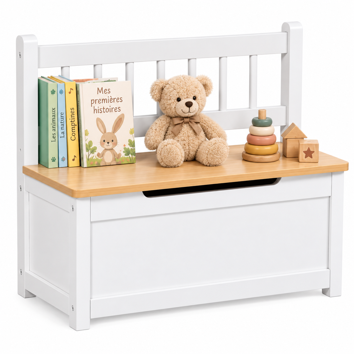 Coffre-banc enfant – Rangement à jouets