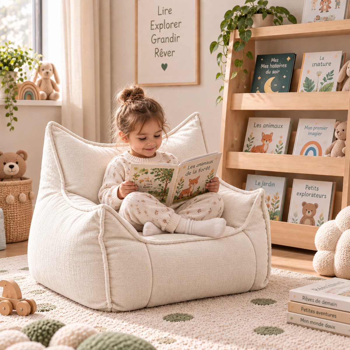 Fauteuil enfant Cocoon – Coin lecture