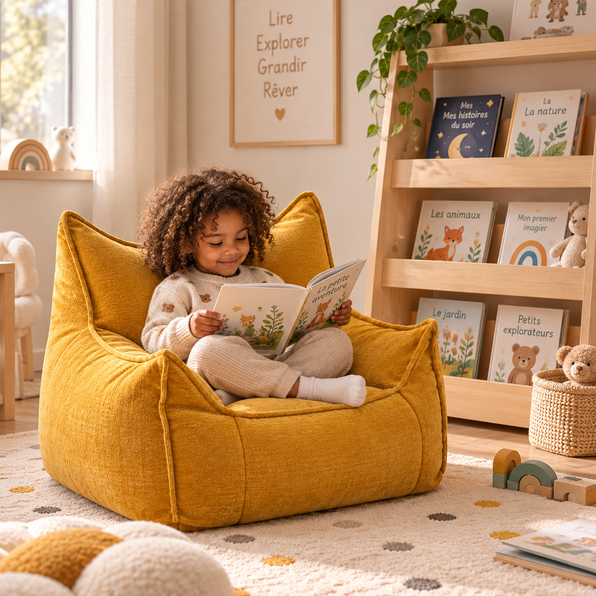 Fauteuil enfant Cocoon – Coin lecture